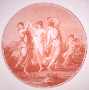 The Three Graces and Cupid, c. 1775-c. 1792 by Gavrila Ivanovitch Scorodomoff