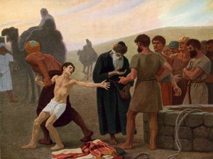 Joseph is Sold into Slavery by His Jealous Brothers