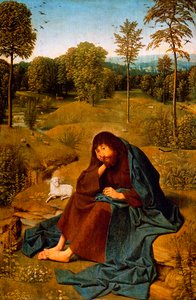 John Baptist in Wilderness by Geertgen Tot sint Jans