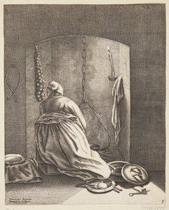 A Woman Cooking