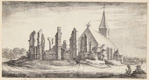 The Church in Sloten by Geertruyt Roghman