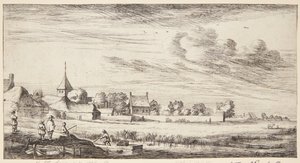 Sloterdijk Seen from the West by Geertruyt Roghman