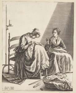 Two Women Sewing