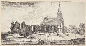 View Towards the Church in Sloten