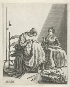 Two Women Sewing