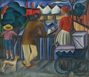 Townscape by Gejza Schiller