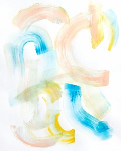 Flowing Pastel Strokes by Gemma Bardot