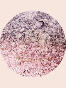 Geometric Stone Gold Triangle