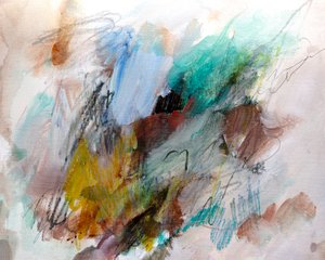 Vibrant Abstract Strokes by Gemma Bardot