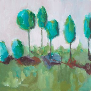 Row of Trees by Genevieve French
