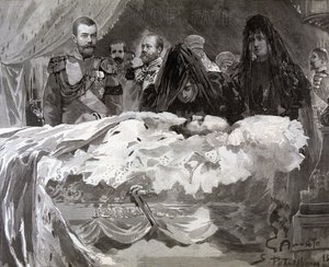 Death of Tsar Alexander III by Gennaro Amato