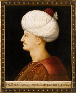 Sultan Suleiman I the Magnificent by Gentile (school of) Bellini
