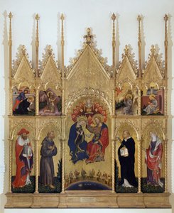 Coronation of the Virgin and Saints by Gentile da Fabriano