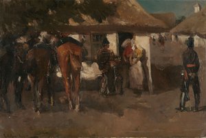 Billeting the Troops by Georg-Hendrik Breitner