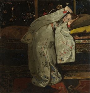 Girl in a White Kimono