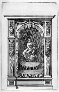 Fountain, Grotto Design by Georg Andreas Bockler