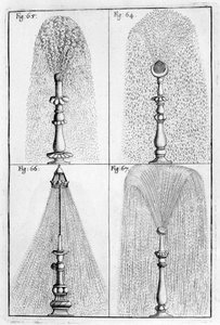 Ornamental fountain design, 1664 by Georg Andreas Bockler