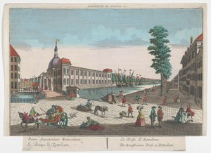 View of the Stock Exchange in Rotterdam (Rotterdam) by Georg Balthasar Probst