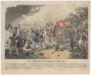 The Battle of Ostroleka on 26 May 1831