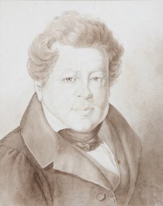 Portrait of Alexander Ivanovich Turgenev 1784-1845 by Georg Christian August Kestner
