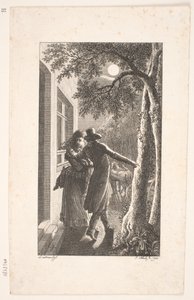 Illustration with Abduction at Night by Georg Christian Schule