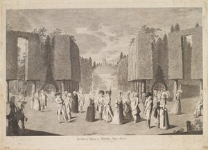 View Taken at the Entrance of Frederiksberg Garden in the Year 1786 by Georg Christian Schule