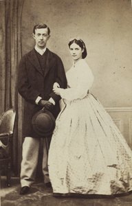 Portrait of Grand Duke Nicholas Alexandrovich of Russia and Princess Dagmark