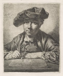 Self-Portrait by Georg Friedrich Schmidt