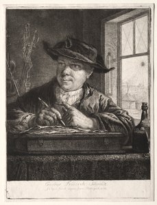Self-Portrait by Georg Friedrich Schmidt