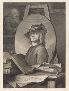 Maurice Quentin de la Tour by Georg Friedrich Schmidt after Maurice Quentin de La Tour