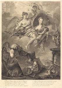 Louise Albertine de Brandt, Baroness von Grapendorf by Georg Friedrich Schmidt, after Pierre Le Sueur
