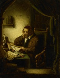 Old Man in his Study by Georg Gillis van Haanen