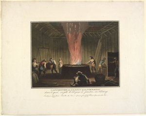 The Opening of the Top of a Furnace by Georg Haas