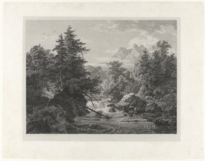 River View in Northern Tyrol by Georg Heinrich Busse