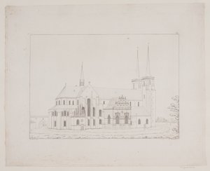 Roskilde Cathedral Seen from the North by Georg Hoffmann