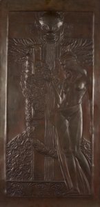 Nymph and Satyr by Georg Klimt