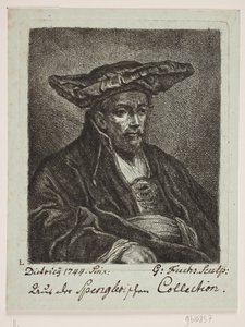A Man with a Beret by Georg Mathias Fuchs