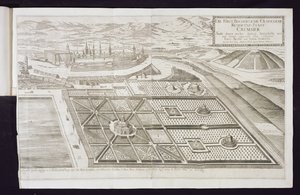The new gardens at Cremsier, the residence of the Prince-Bishop
