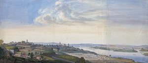 View of Mainz after the Siege of 1793. 1793 by Georg Melchior Kraus