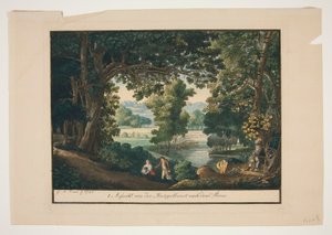 View from Knuepplebanck Mountain to the Sterne by Georg Melchior Kraus