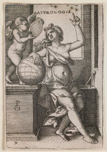 Astrology, from the series “The Liberal Arts” by Georg Pencz
