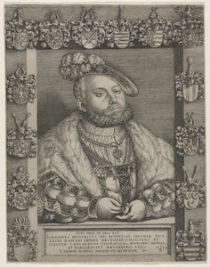 Portrait of John Frederick I, "The Magnanimous," Elector of Saxony by Georg Pencz