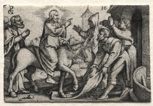 The Life of Jesus Christ: Christ Entering Jerusalem by Georg Pencz