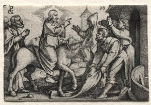 The Life of Jesus Christ: Christ Entering Jerusalem by Georg Pencz