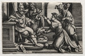 The Mouth of Truth by Georg Pencz