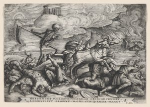 The Triumph of Death on Time, from The Triumph of Petrarch by Georg Pencz