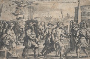 The Triumph of Fame on Chastity, from The Triumphs of Petrarch