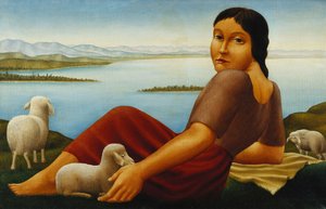 Girl with Sheep
