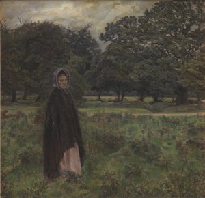 Weeds. A Woman in a Landscape