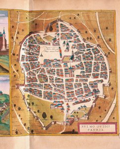 The City of Sulmona by Georg Braun and Hogenberg Franz